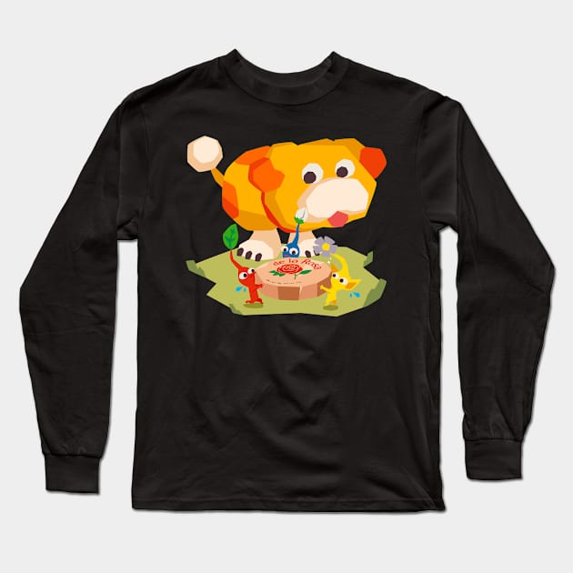 Pikmin 4 Long Sleeve T-Shirt by lolo_aburto